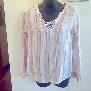 Women’s Sanctuary bohemian style shirt.